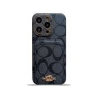 Étui pour iPhone classique avec porte-cartes noir -KB241651
