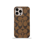 Capa clássica clássica para iPhone marrom -JDK241426