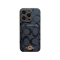 Étui pour iPhone classique avec porte-cartes noir -KB241651