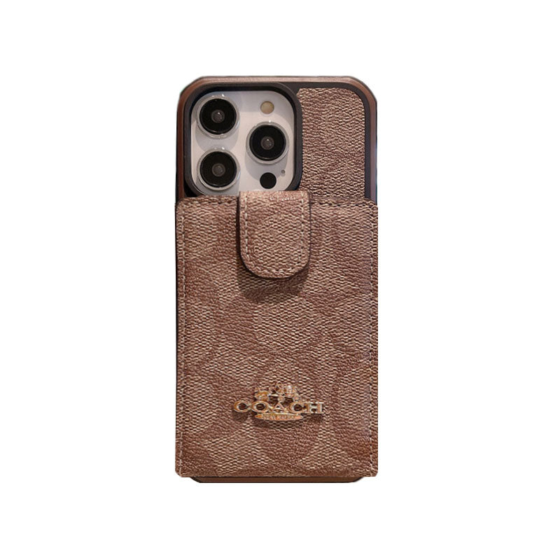 Κλασική θήκη iPhone με πορτοφόλι -LBK241416