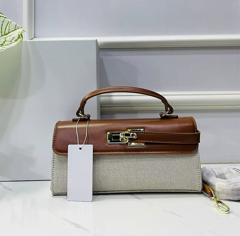 Luxury Brand Lock Design Tote Bag