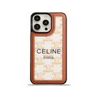 Vitt Celine iPhone-fodral med rem-SZ231124
