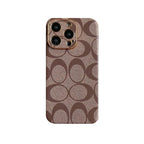 Classic iPhone Case Leather Light Brow -QBK240513