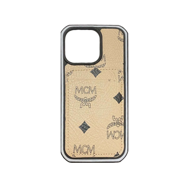 Θήκη MCM iPhone με θήκη κάρτας Κίτρινο-MCK240603