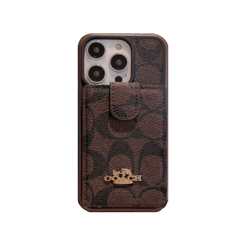 Κλασική θήκη iPhone με πορτοφόλι -LBK241416