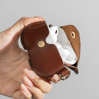 Premium Genuine Leather AirPods Case With Free Leather Lanyard