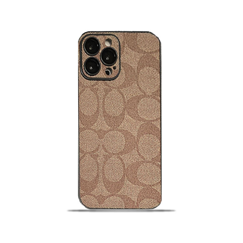 Классический чехол для iPhone Кофейный -QB240402