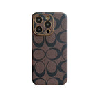 Classic iPhone Case Leather Black -QBK240513