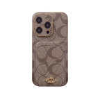 Classic iPhone Case With Card Holder Black -KB241651