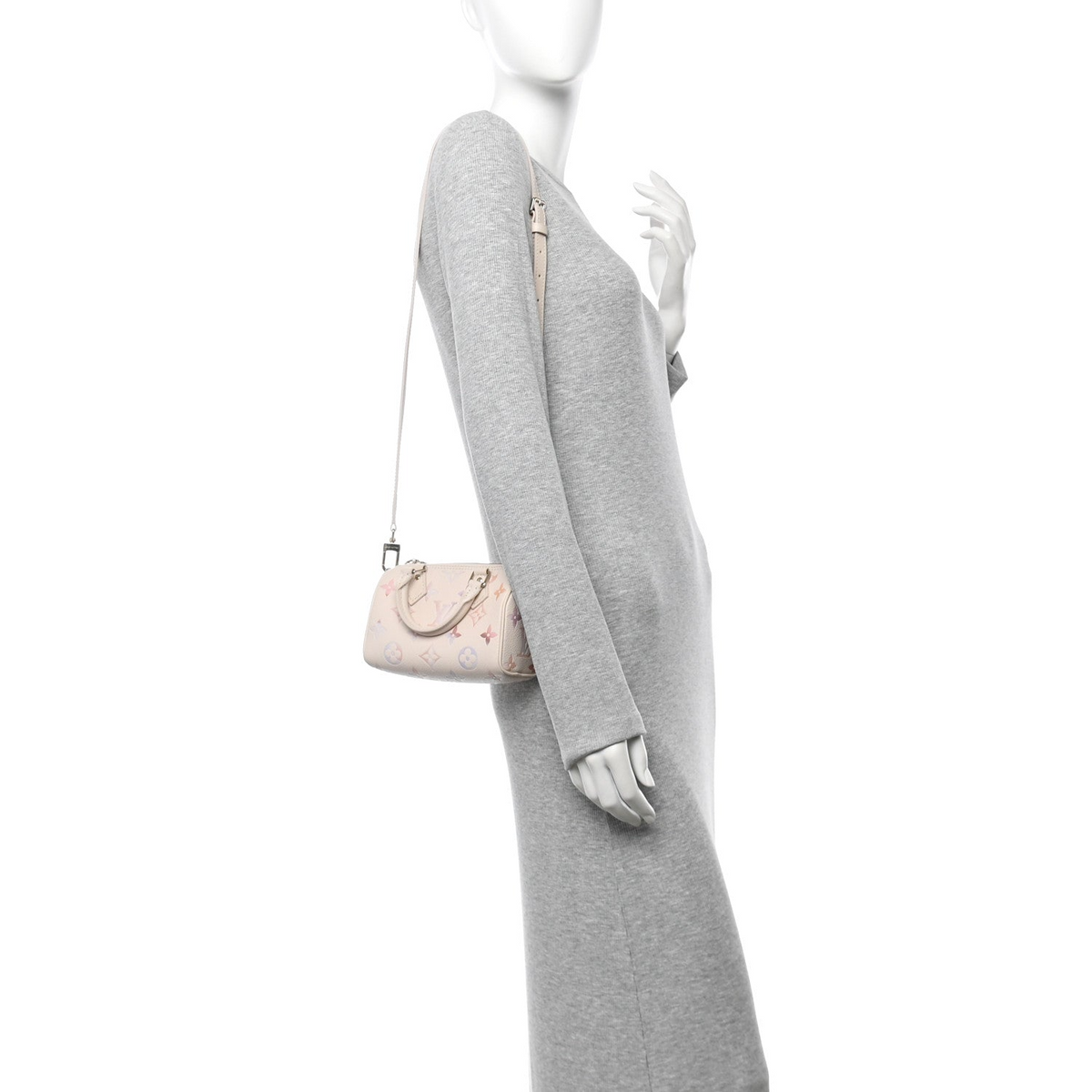 Dreamy Lavender Aquarel Gradient Mini Barrel Crossbody taske