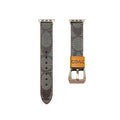 Correa de cuero para Apple Watch Coach negra-YHK244221710