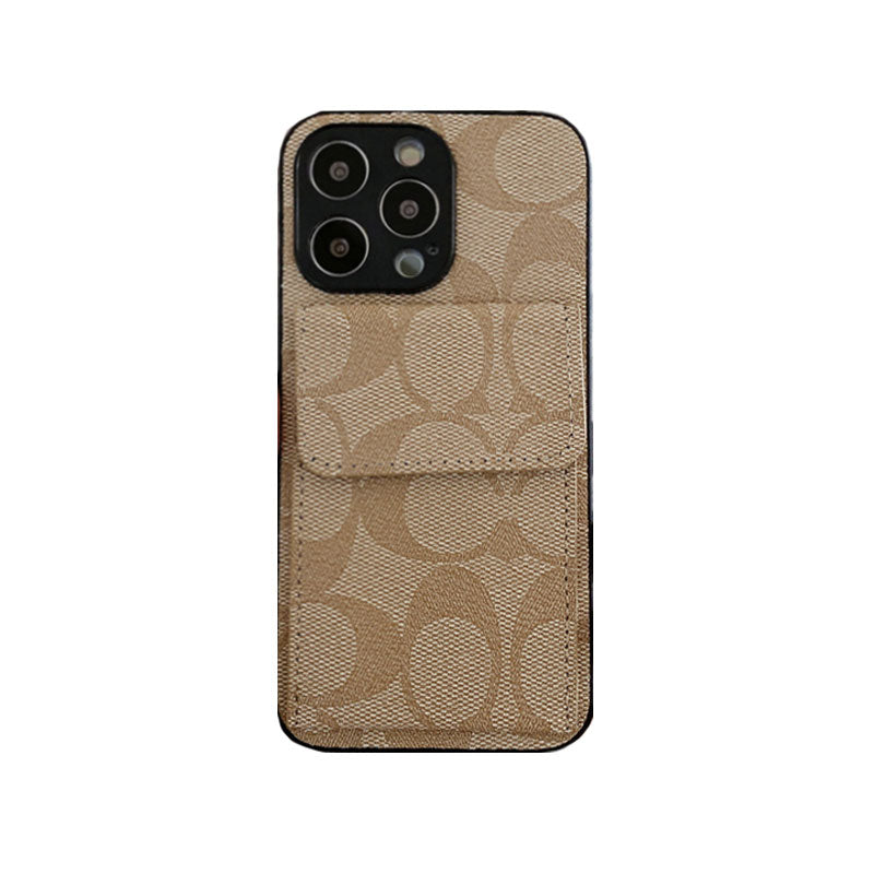 Κλασική θήκη iPhone με Wallet Black-HP240513