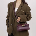 Luxury Brand Lock Design Tote Bag