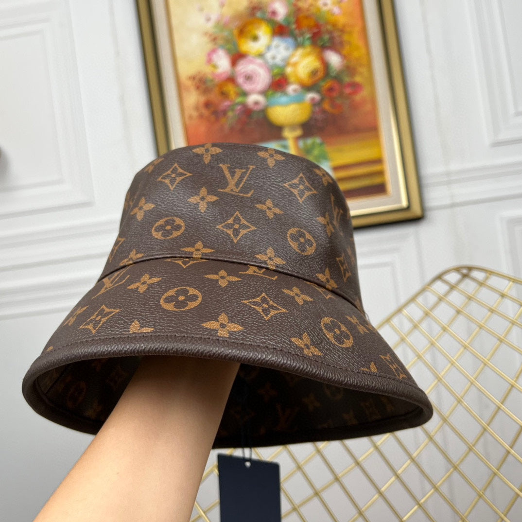Luxury Luxury Monogram Bucket Hat & Cap Set