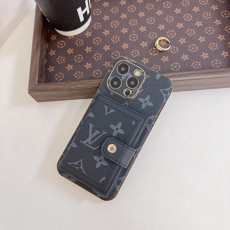 Luxus Classic Color Card Bag iPhone tok