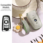 Handmade Genuine Leather Key Case for BMW