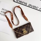 Bőr Crossbody Bag-ihlette iPhone tok kártyatartóval