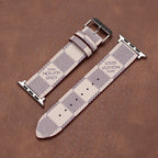 Leather Monogram Apple Watch Bands