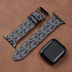 Leather Monogram Apple Watch Bands
