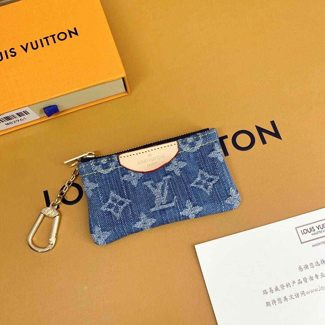 Luxuriös Monogram Coin Pouch – Stylish & Compact Keychain Geldbörse – Ansicht 1