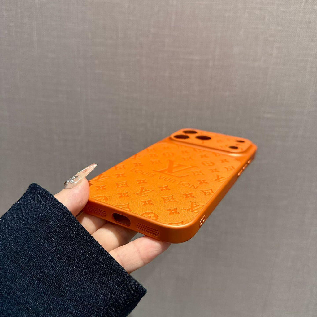 Lyxigt IPhone-fodral med präglade mönster
