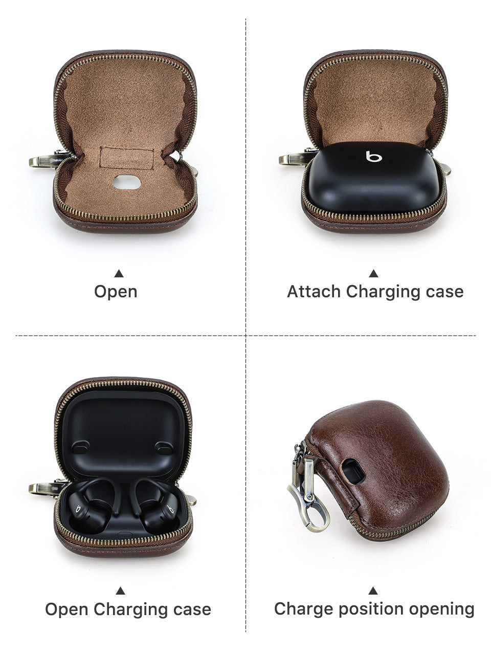 Genuine Leather Powerbeats Pro 2 Case