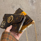 Luksusowe etui na karty CrossBody do iPhone'a