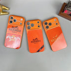 H Luxe iPhone-hoesje uit de oranje serie