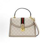 Luxe Monogram Leather Satchel