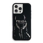 Luxuriöse schwarze iPhone-Hülle