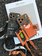 Luxury Card Pocket Crossbody Phone Case