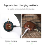 Genuine Leather AirPods 4 Case
