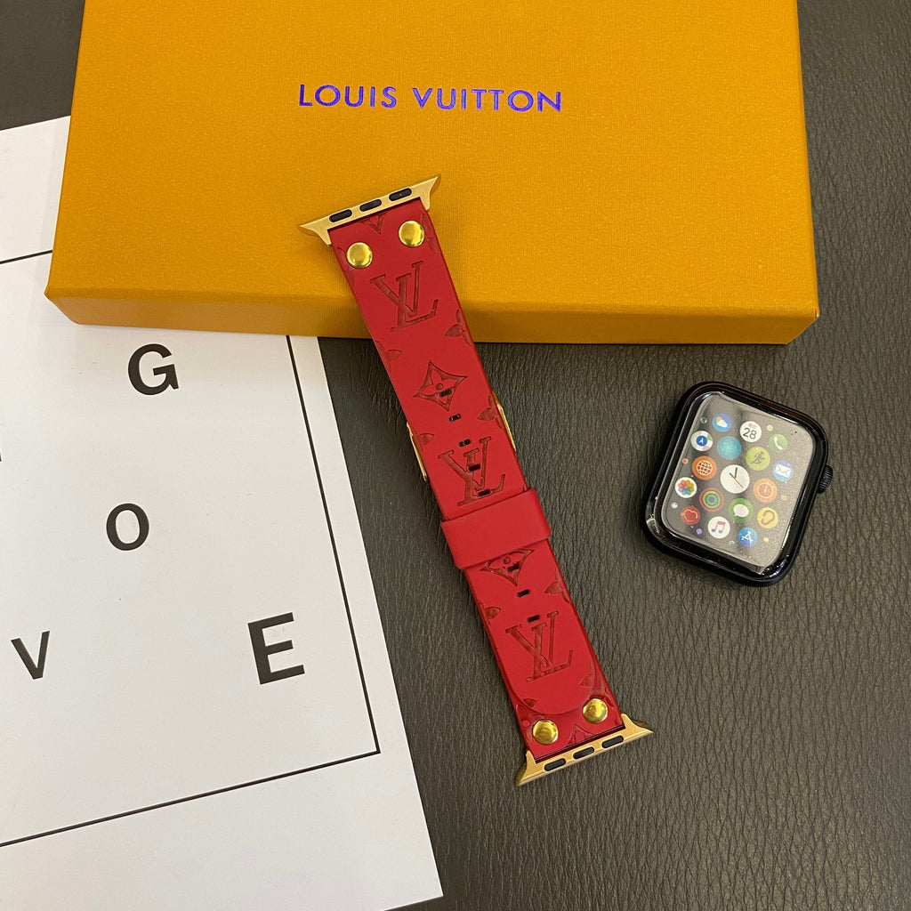 Pulsera de cambio Apple con decoración en remaches y monograma en relieve CORREAS DE RELOJ
