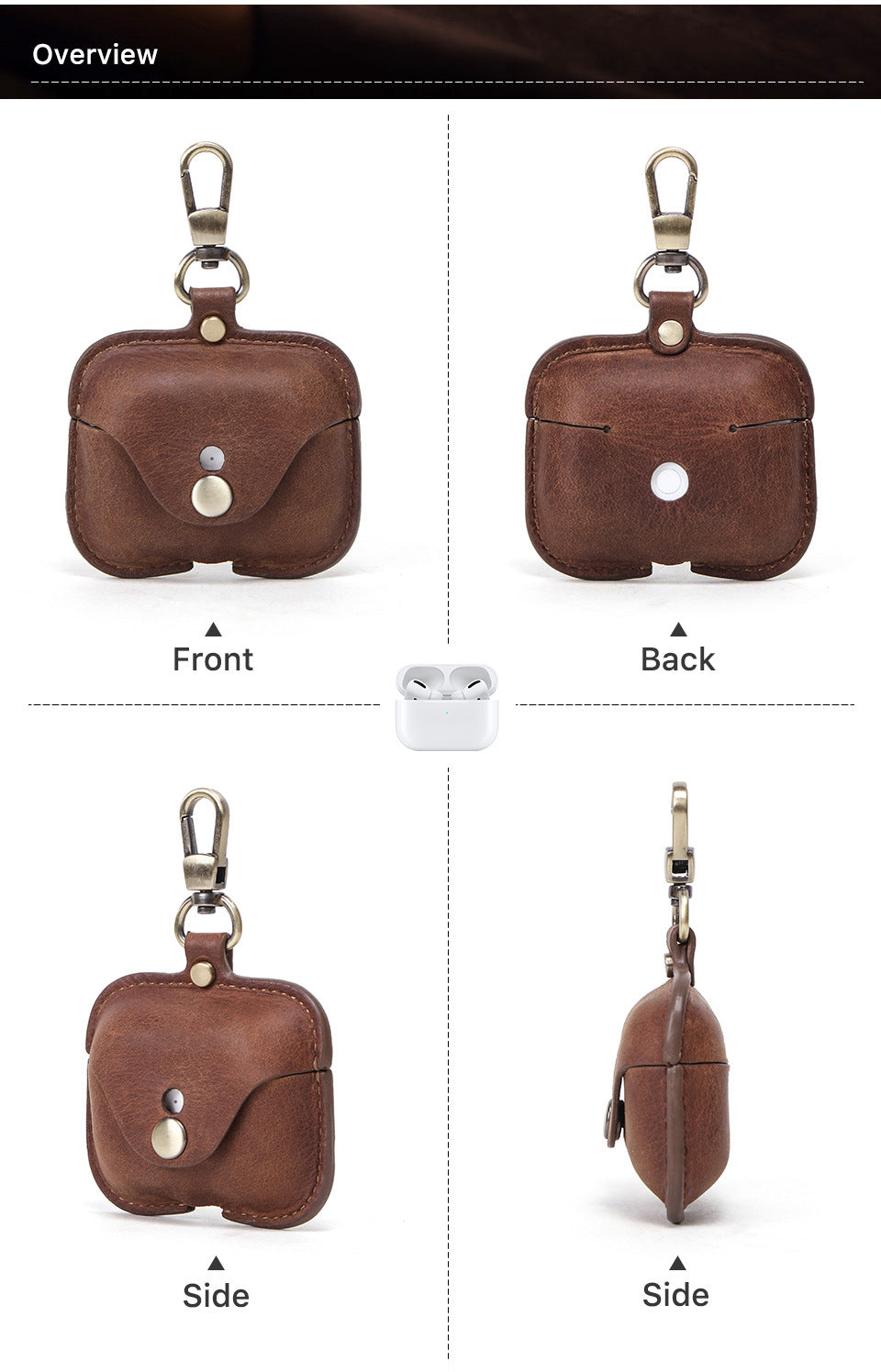 Genuine Leather AirPods Pro Case