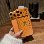 Luxury Monogram Matte Case with Shock-Absorbing Soft Edges