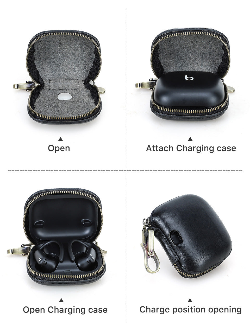 Genuine Leather Powerbeats Pro 2 Case