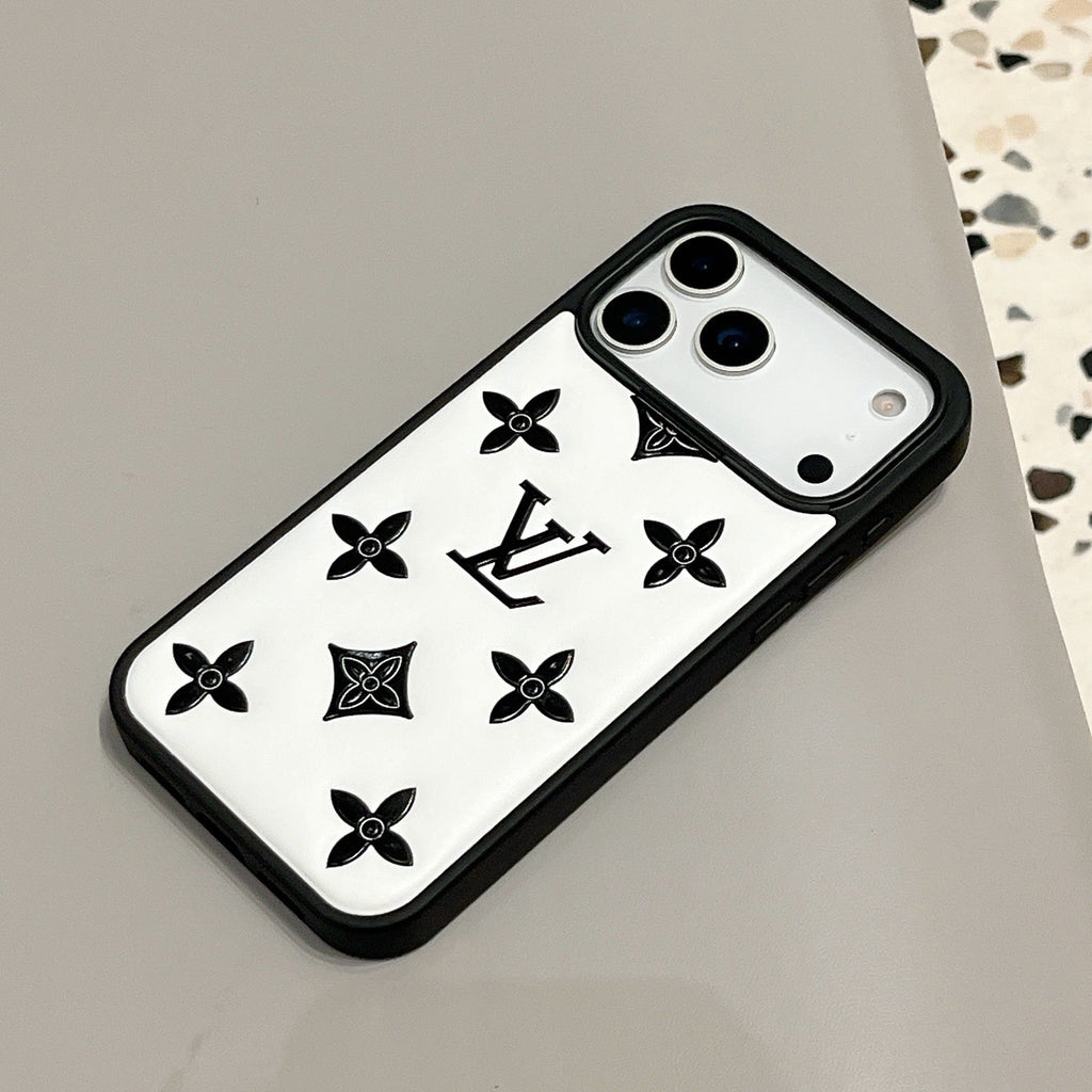 Luxus 3D dombornyomott dizájner iPhone tok
