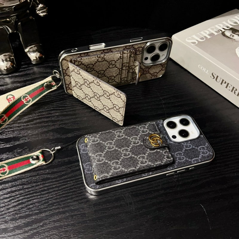 Premium iPhone-hoesje met handketting