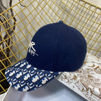 Vintage Oblique Wool Baseball Cap | Luxury Designer Hat