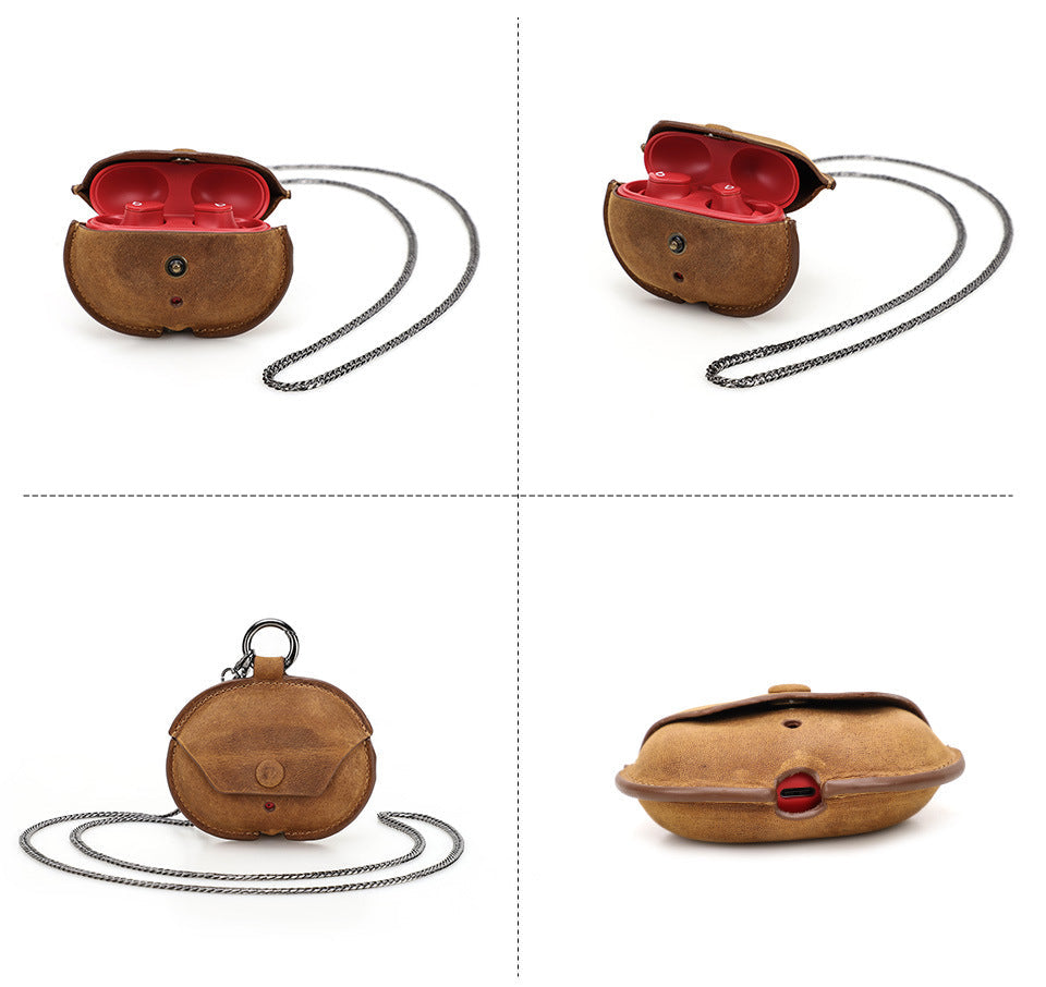 Genuine Leather Beats Studio Buds Case