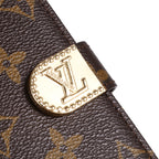 MONOGRAM CANVAS LEREN PORTEFEUILLE SAMSUNG MOBIEL TELEFOONHOESJE