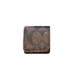 Capas AirPods clássicas de luxo Coffee-YH240425