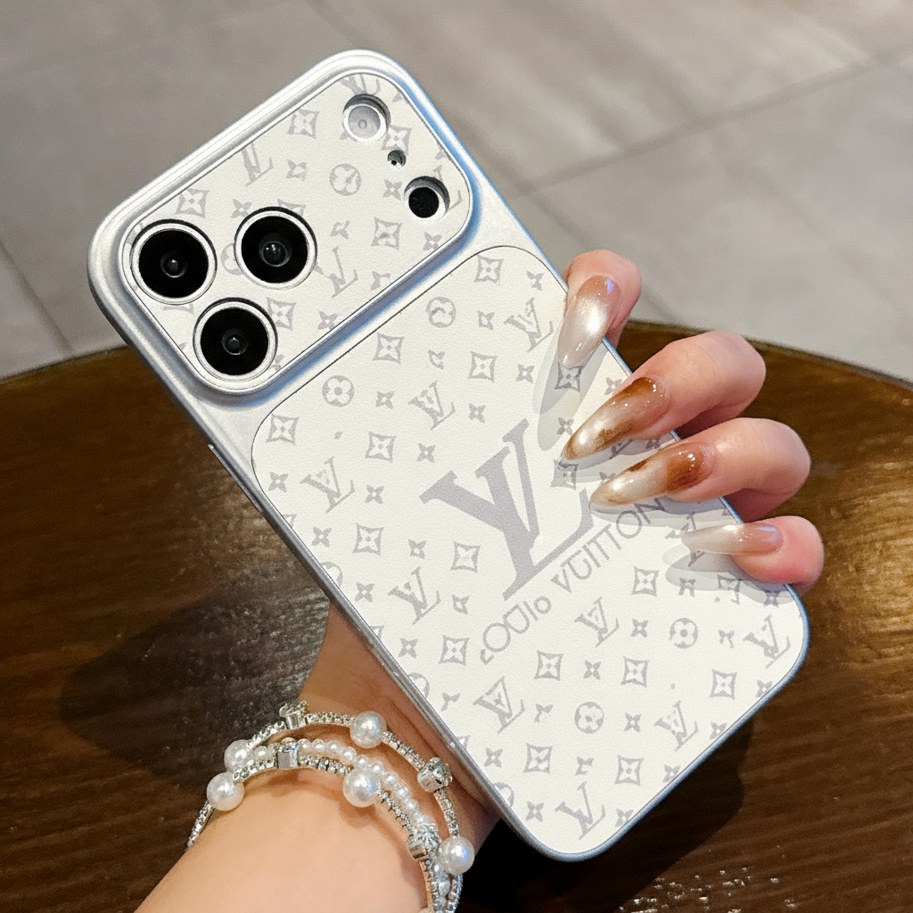 Lyxigt IPhone-fodral med präglade mönster