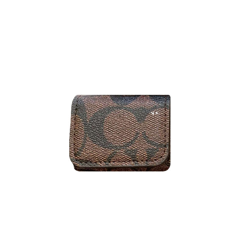 Huse AirPods clasice de lux maro deschis-YH240425