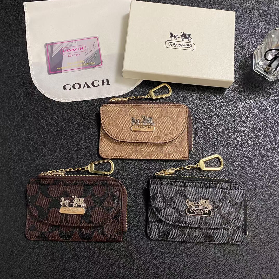 Carteira porta-cartões clássica atemporal Chic CO com design elegante
