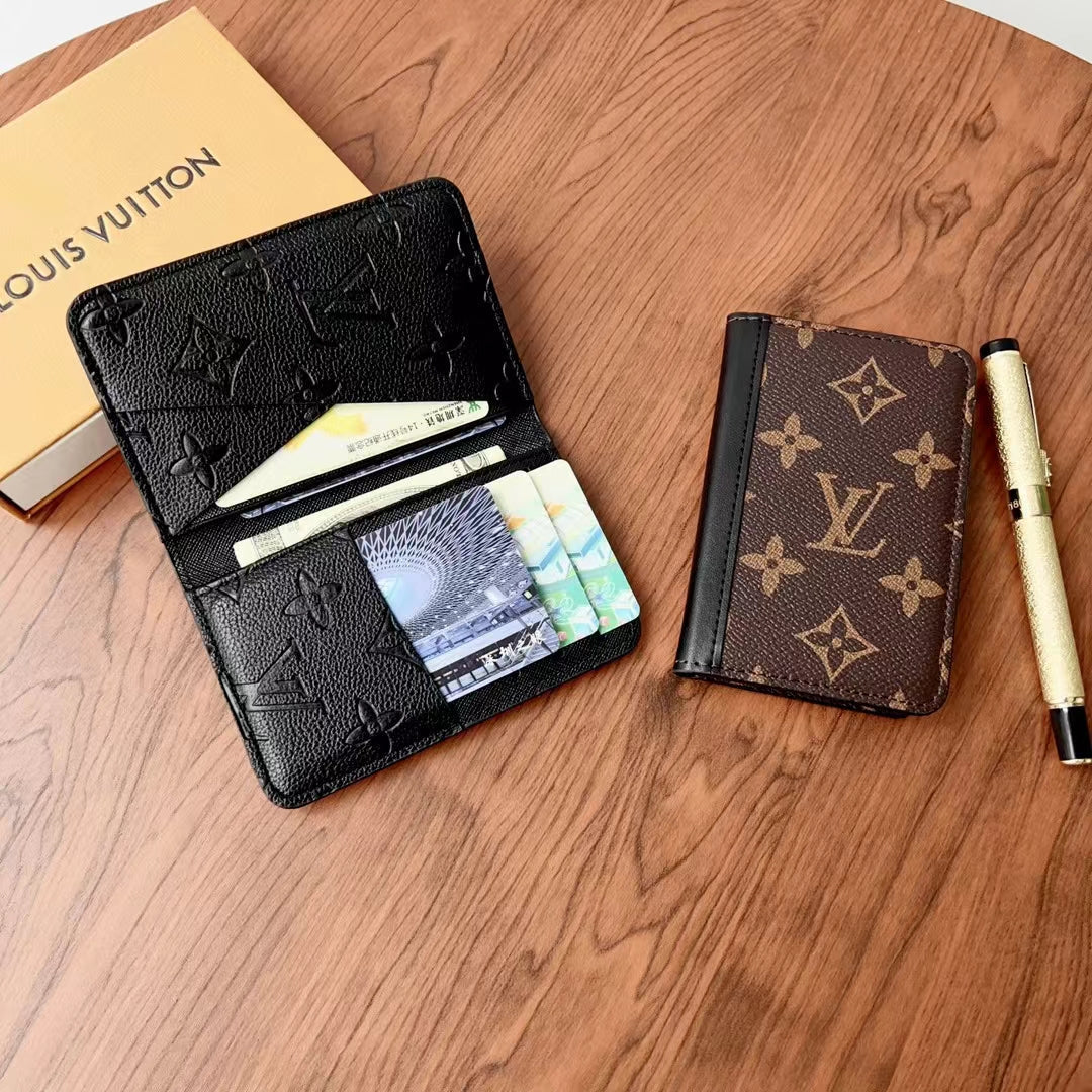 Carteiras elegantes com monograma LV xadrez &