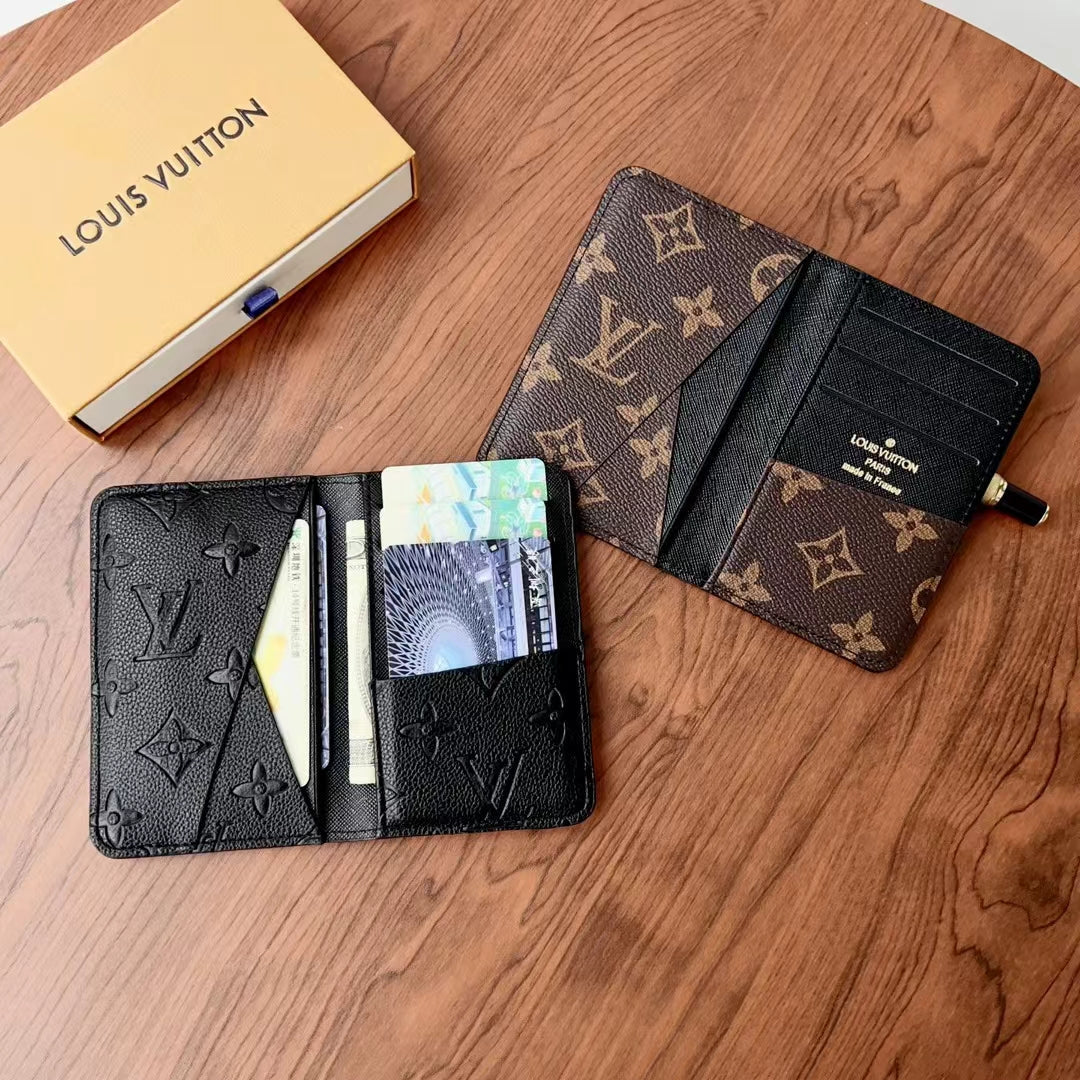 Carteiras elegantes com monograma LV xadrez &