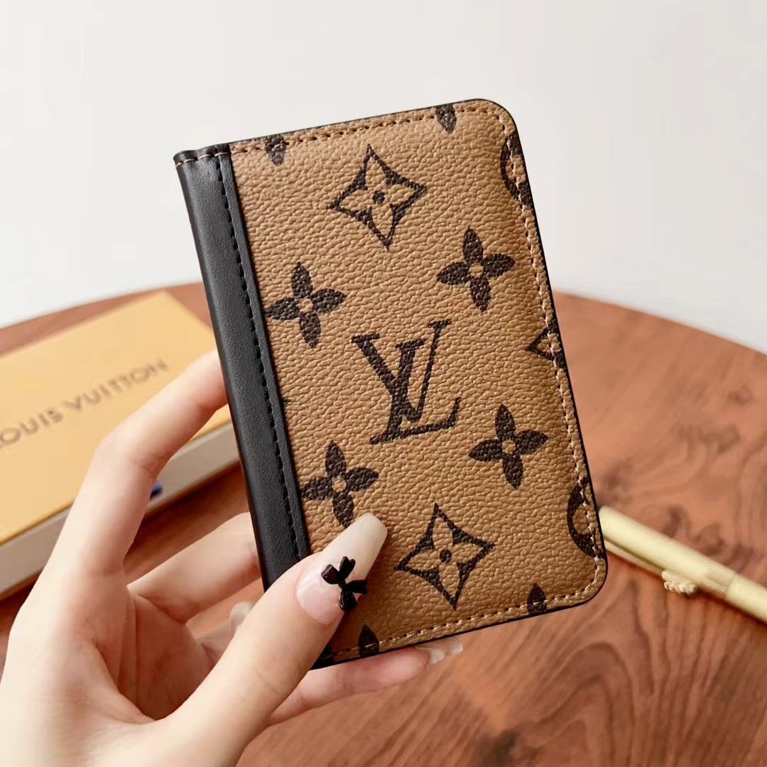 Carteiras elegantes com monograma LV xadrez &