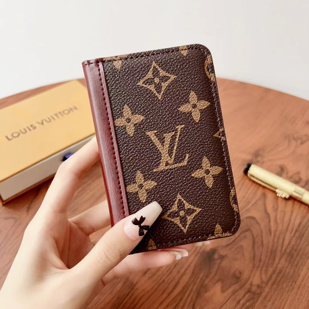 Carteiras elegantes com monograma LV xadrez &