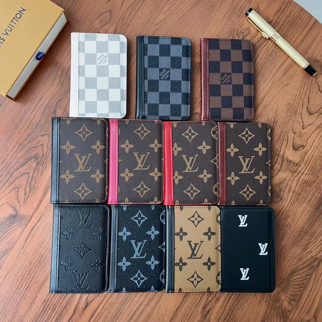 Carteiras elegantes com monograma LV xadrez &
